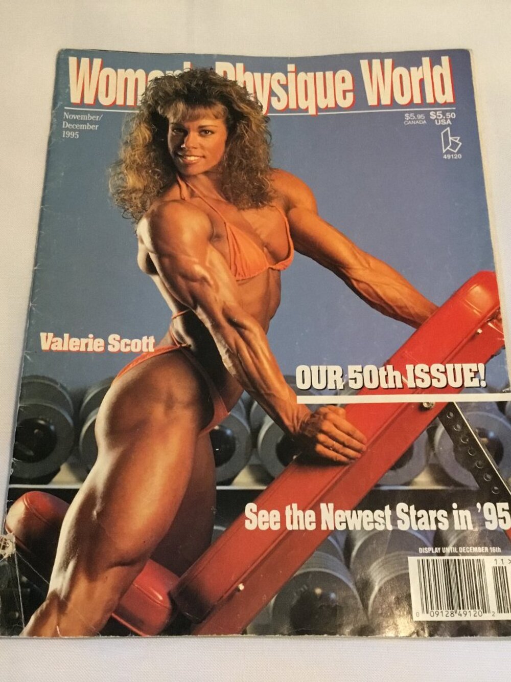 November/December, 1995 ~ WOMEN'S PHYSIQUE WORLD ~ Valerie Scott